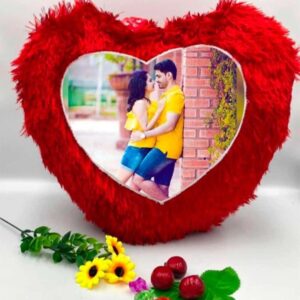 Red Heart Pillow