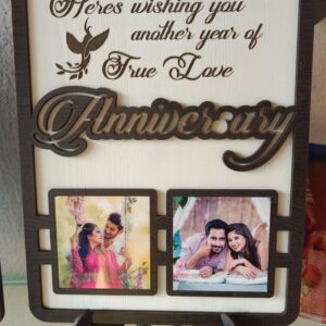Premium Double layer MDF Anniversury Frame