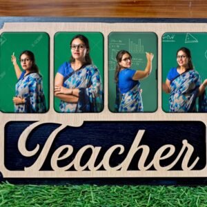 4 Photo Teacher Table Top Frame