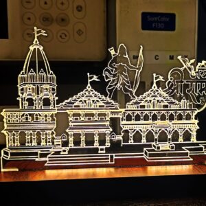 Ram mandir LED 6X4
